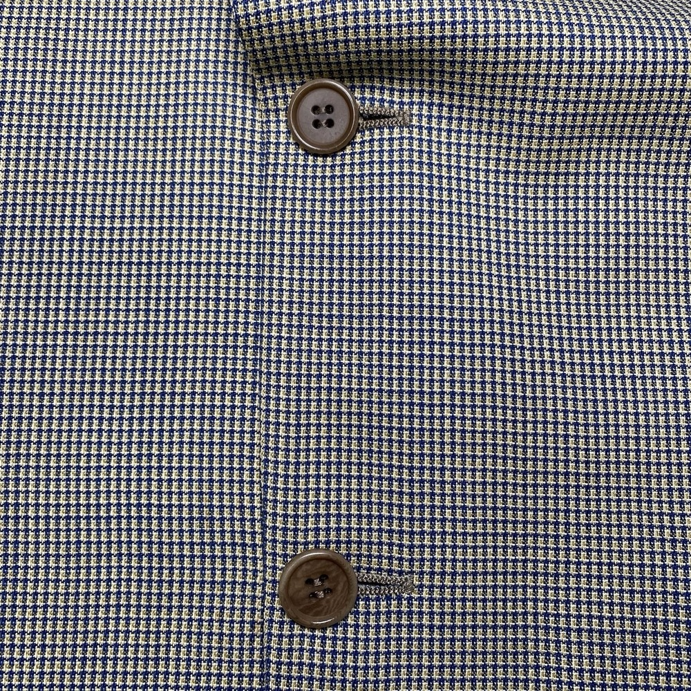 Canali Blazer Sport Coat (44R) 2B0V Textured Micro Check Quiet Luxury Old Money - Picture 9 of 15